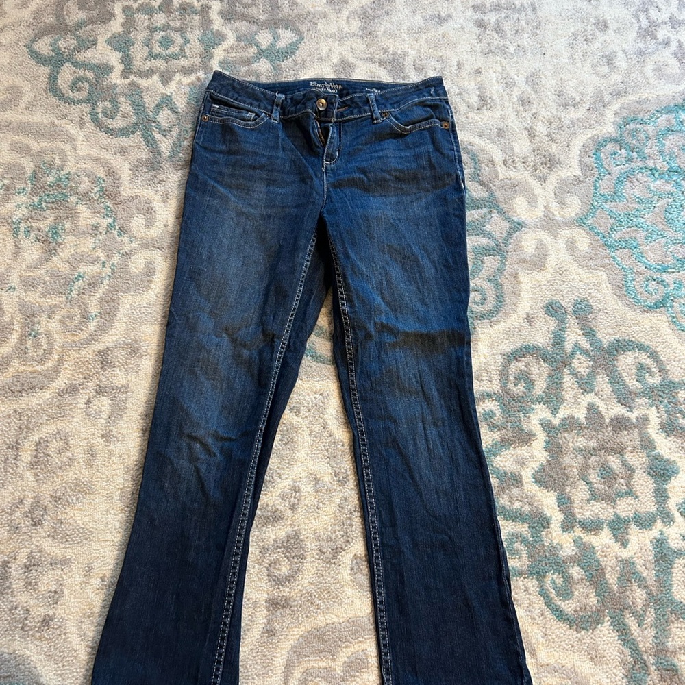 Simply Vera Vera Wang Women's Blue Jeans